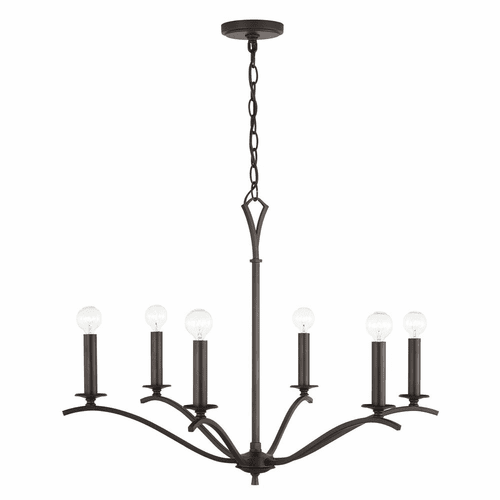 Capital Lighting Jaymes 6-Light Chandelier - 442861OB
