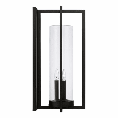 Capital Lighting Kent 3-Light Outdoor Wall-Lantern - 948231BK