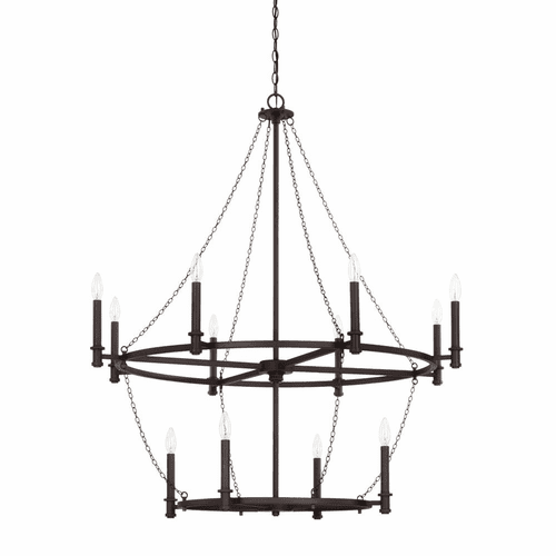 Capital Lighting Lancaster 12-Light Chandelier - 528701BI