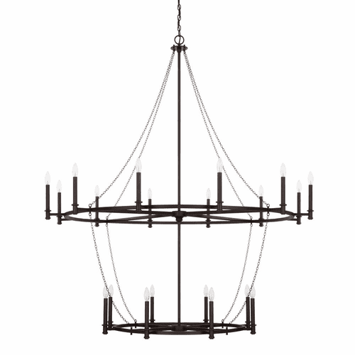 Capital Lighting Lancaster 20-Light Chandelier - 528702BI