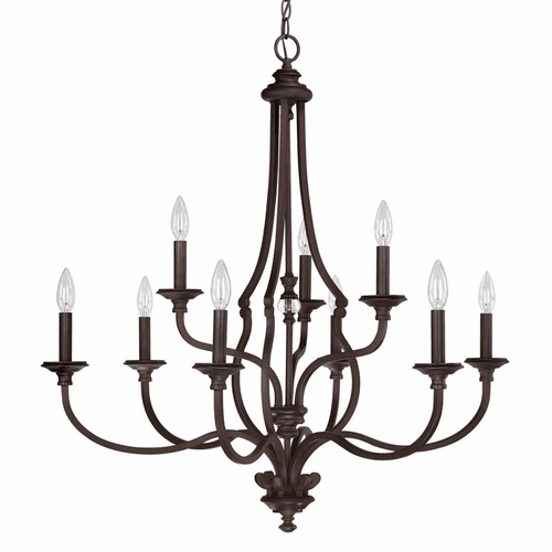 Capital Lighting Leigh 9-Light Chandelier - 4709BB-000