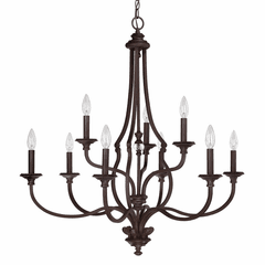 Capital Lighting Leigh 9-Light Chandelier - 4709BB-000