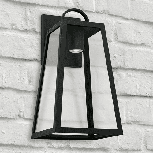 Capital Lighting Leighton 1-Light Outdoor Wall-Lantern - 943712BK-GL