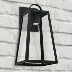Capital Lighting Leighton 1-Light Outdoor Wall-Lantern - 943712BK-GL