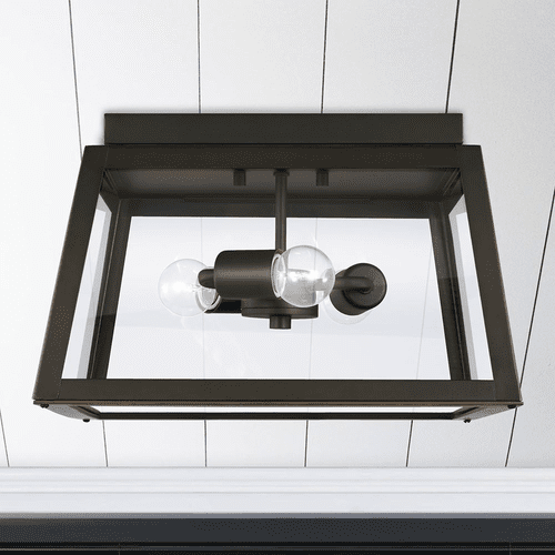 Capital Lighting Leighton 3-Light Outdoor Flush - 943736OZ