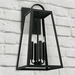 Capital Lighting Leighton 4-Light Outdoor Wall-Lantern - 943743BK