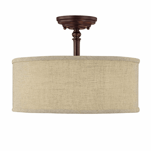 Capital Lighting Loft 3-Light Semi-Flush - 3923BB-479