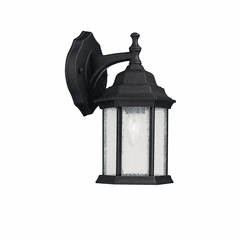 Capital Lighting Main Street 1-Light Outdoor Wall-Lantern - 9832BK