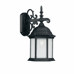 Capital Lighting Main Street 1-Light Outdoor Wall-Lantern - 9833BK
