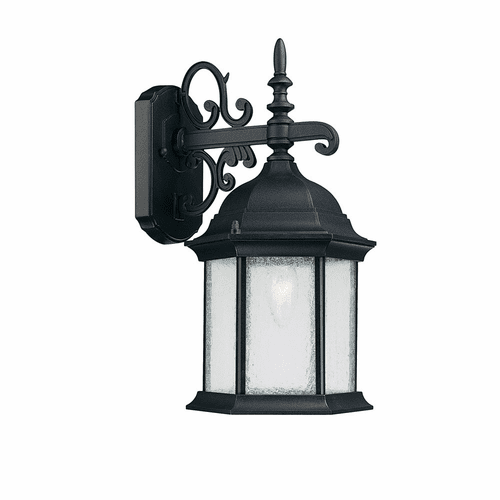 Capital Lighting Main Street 1-Light Outdoor Wall-Lantern - 9833BK