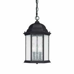 Capital Lighting Main Street 3-Light Outdoor Hanging-Lantern - 9836BK