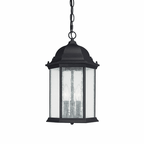 Capital Lighting Main Street 3-Light Outdoor Hanging-Lantern - 9836BK