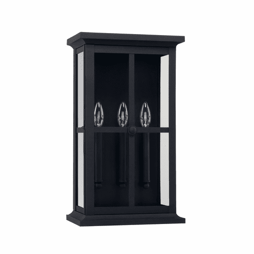 Capital Lighting Mansell 3-Light Outdoor Wall-Lantern - 926431BK