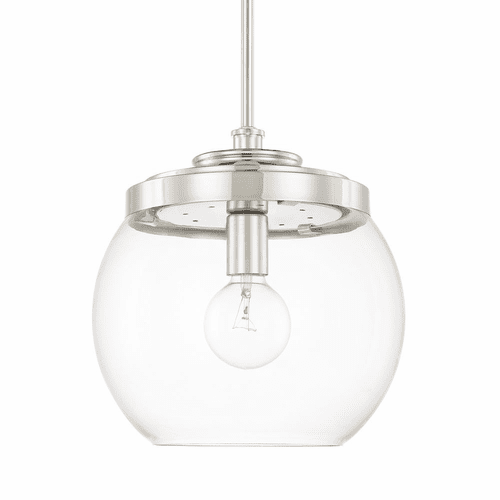 Capital Lighting Mid Century 1-Light Pendant - 321111PN