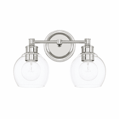 Capital Lighting Mid Century 2-Light Vanity - 121121PN-426