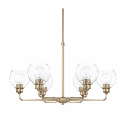 Capital Lighting Mid Century 6-Light Chandelier - 421161AD-426