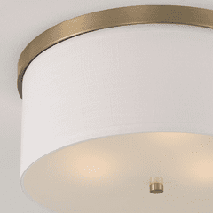 Capital Lighting Midtown 3-Light Flush Mount - 2015AD-480