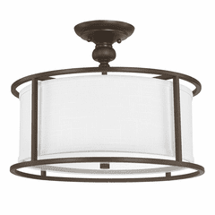 Capital Lighting Midtown 3-Light Semi-Flush - 3914BB-459