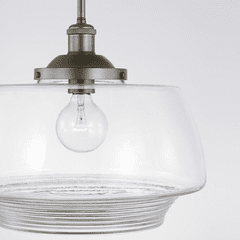Capital Lighting Miller 1-Light Pendant - 342211GR