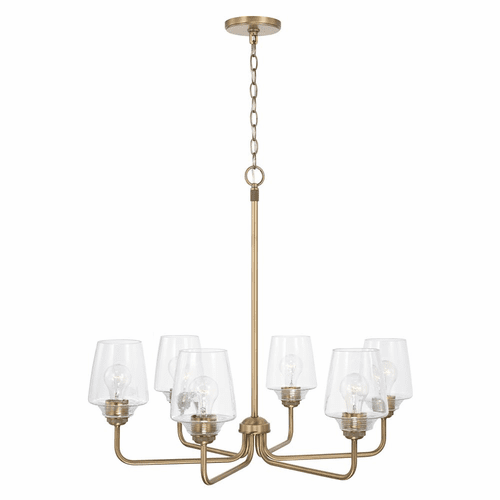 Capital Lighting Miller 6-Light Chandelier - 442261AD-512