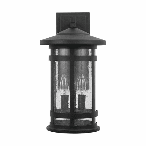 Capital Lighting Mission Hills 2-Light Outdoor Wall-Lantern - 935521BK