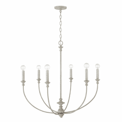 Capital Lighting Penelope 6-Light Chandelier - 443061PY