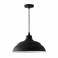 Capital Lighting RLM 1-Light Outdoor Hanging-Lantern - 936312BK