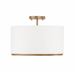 Capital Lighting Soleil 3-Light Semi-Flush - 247431MA