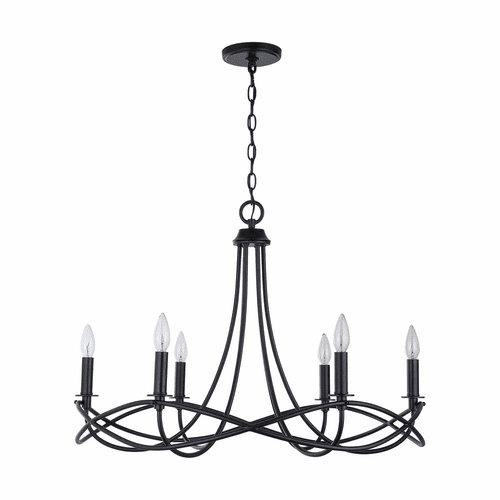Capital Lighting Sonnet 6-Light Chandelier - 431661MB