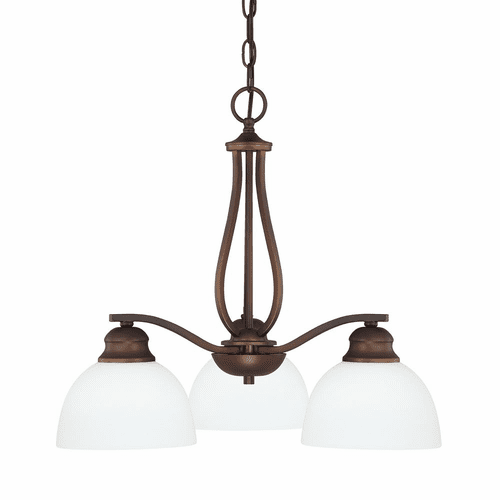 Capital Lighting Stanton 3-Light Chandelier - 4034BB-212