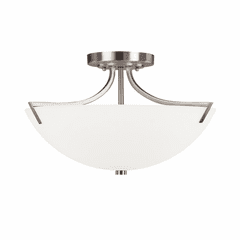 Capital Lighting Stanton 3-Light Semi-Flush - 4037BN