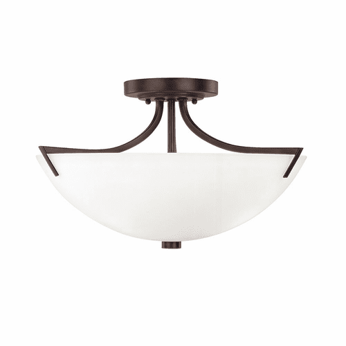 Capital Lighting Stanton 3-Light Semi-Flush - 4037BB-SW