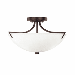 Capital Lighting Stanton 3-Light Semi-Flush - 4037BB-SW