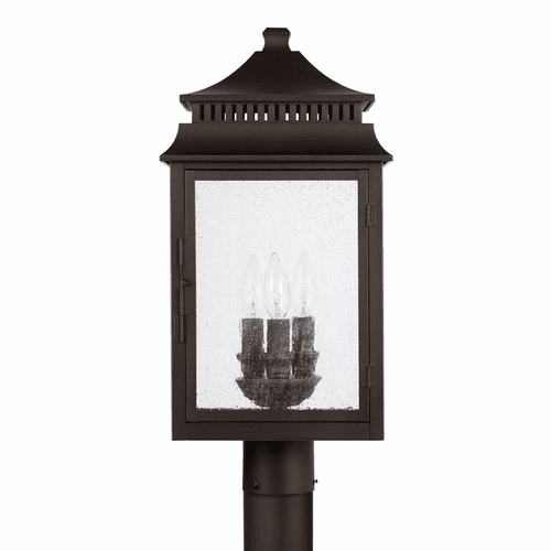 Capital Lighting Sutter Creek 3-Light Outdoor Post-Lantern - 936932OZ