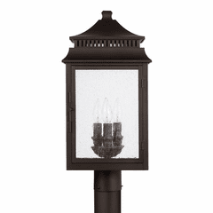 Capital Lighting Sutter Creek 3-Light Outdoor Post-Lantern - 936932OZ