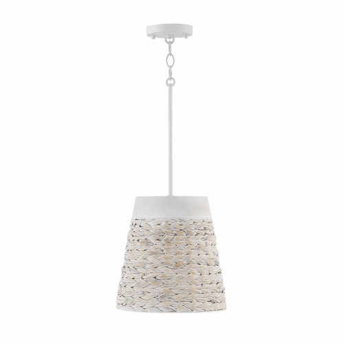 Capital Lighting Tallulah 1-Light Pendant - 343911HW