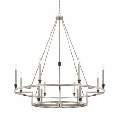 Capital Lighting Tux 12-Light Chandelier - 425201BT