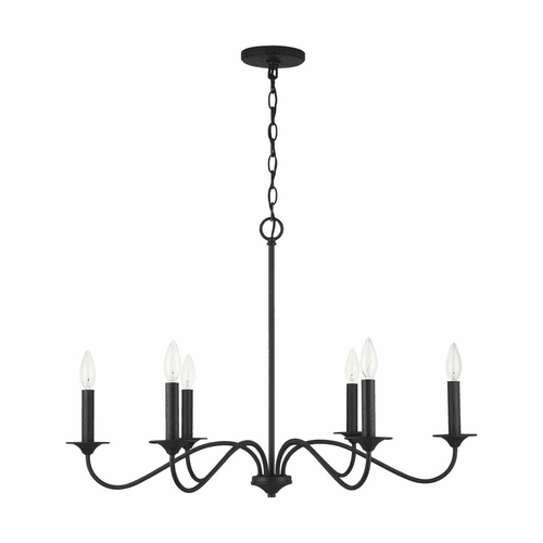 Capital Lighting Vincent 6-Light Chandelier - 437262BI