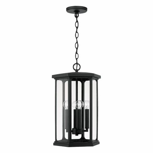 Capital Lighting Walton 4-Light Outdoor Hanging-Lantern - 946642BK