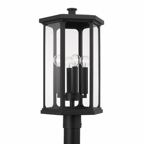 Capital Lighting Walton 4-Light Outdoor Post-Lantern - 946643BK