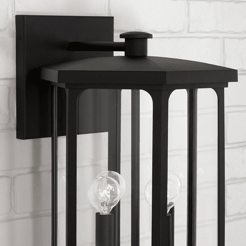 Capital Lighting Walton 4-Light Outdoor Wall-Lantern - 946641BK