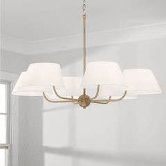 Capital Lighting Welsley 6-Light Chandelier - 450461AD