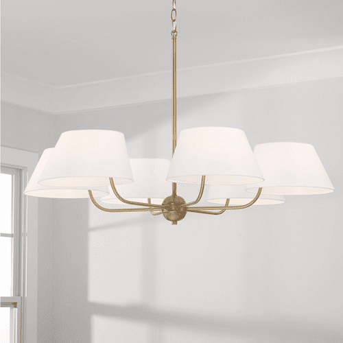 Capital Lighting Welsley 6-Light Chandelier - 450461AD