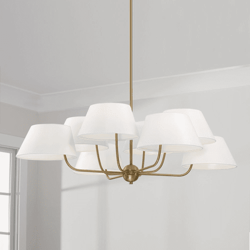 Capital Lighting Welsley 8-Light Chandelier - 450481AD
