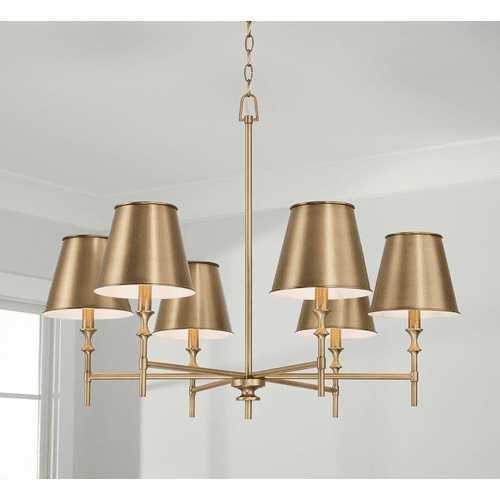 Capital Lighting Whitney 6-Light Chandelier - 449761AD-707