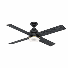 Casablanca Daphne 54" Indoor LED Ceiling Fan - Matte Black - 59414