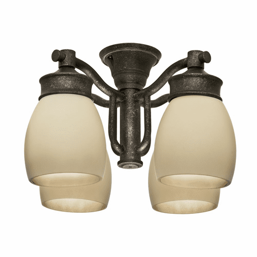 Casablanca Outdoor Four-Light Aged Bronze Fixture - 99087