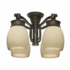Casablanca Outdoor Four-Light Aged Bronze Fixture - 99087