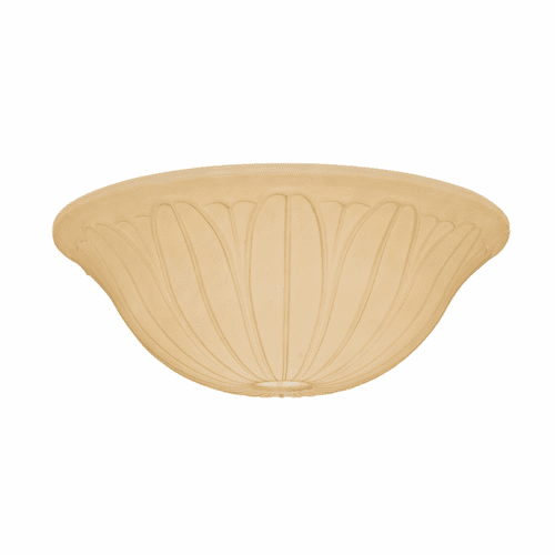 Casablanca Tropical Leaf Toffee Glass Bowl - 99063