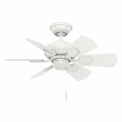 Casablanca Wailea 31" Indoor/Outdoor LED Ceiling Fan - Snow White - 59523